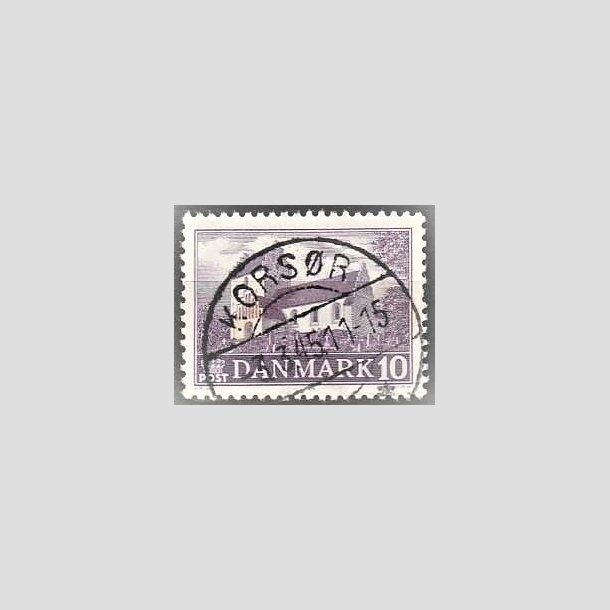 FRIMRKER DANMARK | 1944 - AFA 285 - Landsbykirker - 10 re violet - Pragt Stemplet