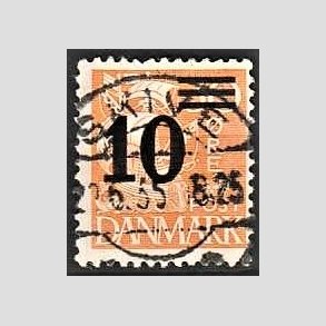 FRIMRKER DANMARK | 1934 - AFA 222 - 10/30 re orangegul provisorier - Lux Stemplet 