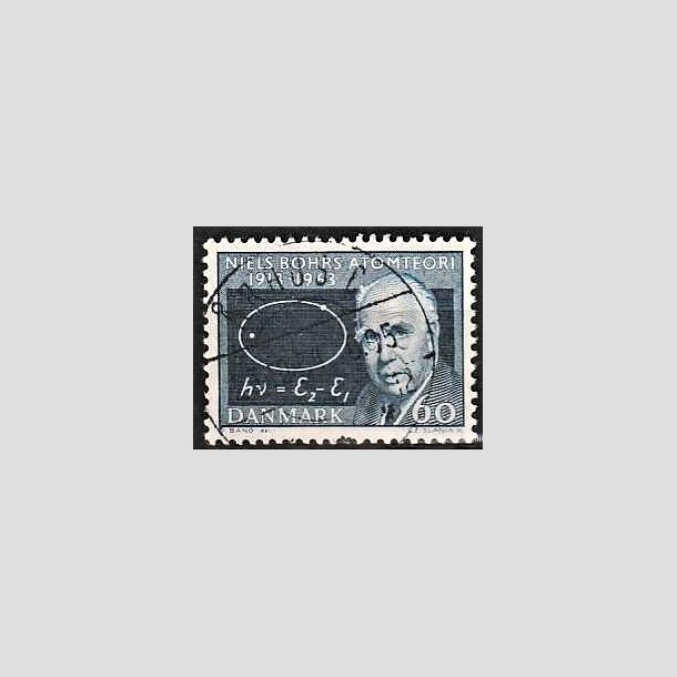 FRIMRKER DANMARK | 1963 - AFA 421 - Niels Bohr - 60 re mrkbl - Lux Stemplet