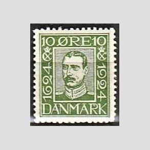 FRIM�RKER DANMARK | 1924 - AFA 135 - Postjubil�um 10 �re gr�n - Postfrisk