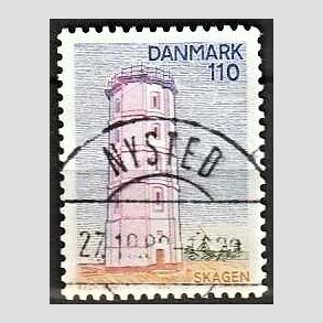 FRIM�RKER DANMARK | 1980 - AFA 701 - Nord for Limfjorden - 110 �re flerfarvet - Pragt Stemplet