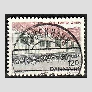 FRIM�RKER DANMARK | 1978 - AFA 661 - Midtjylland - 120 �re flerfarvet - Pragt Stemplet