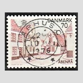 FRIM�RKER DANMARK | 1975 - AFA 597 - S�nderjylland - 70 �re r�d/brun/sort - Pragt Stemplet