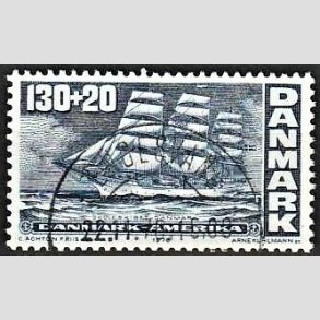 FRIMRKER DANMARK | 1976 - AFA 610 - Amerikanske uafhngighedserklring - 130 + 20 re bl - Lux Stemplet