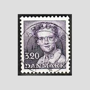 FRIMRKER DANMARK | 1988 - AFA 896 - Dronning Margrethe - 3,20 Kr. violet - Pragt Stemplet
