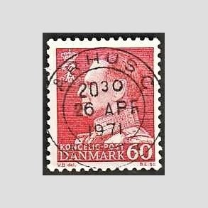 FRIMRKER DANMARK | 1967 - AFA 461 - Fr. IX 60 re rd - Lux Stemplet rhus C