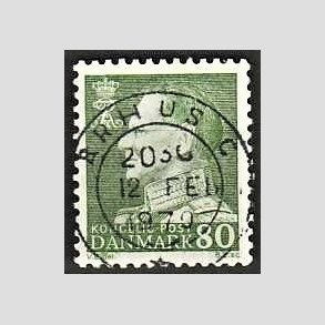 FRIMRKER DANMARK | 1967 - AFA 462F - Fr. IX 80 re grn - Lux Stemplet