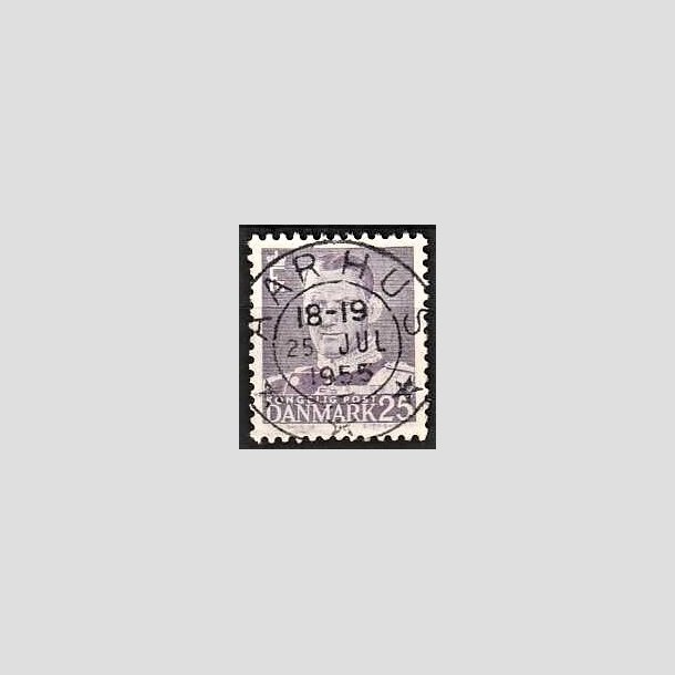 FRIMRKER DANMARK | 1955 - AFA 360 - Fr. IX 25 re violet - Lux Stemplet