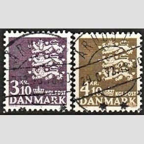 FRIMRKER DANMARK | 1970 - AFA 501,502 - Rigsvben 3,10 + 4,10 Kr. - Pragt Stemplet