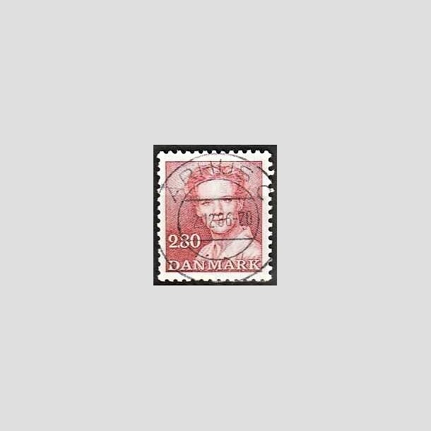 FRIMRKER DANMARK | 1985 - AFA 820 - Dronning Margrethe - 2,80 Kr. rd - Pragt Stemplet