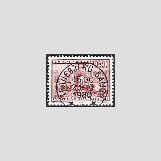 FRIMRKER DANMARK | 1980 - AFA 693 - Postgrden Kbenhavn - 1,30 Kr. rd - Pragt Stemplet Tranebjerg Sams