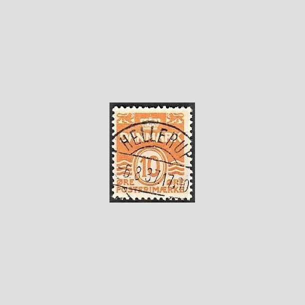 FRIMRKER DANMARK | 1933 - AFA 202 - Blgelinie 10 re orange type IA - Lux Stemplet Hellerup