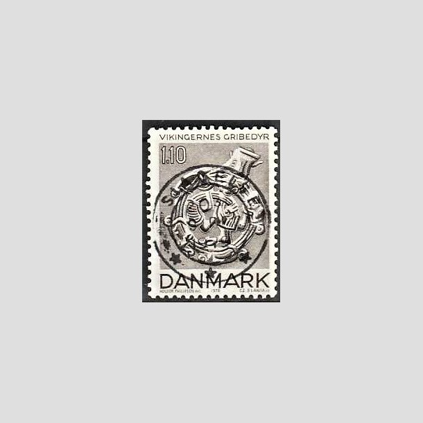 FRIMRKER DANMARK | 1979 - AFA 684 - Vikingetiden - 1,10 Kr. brun - Pragt Stemplet Slagelse