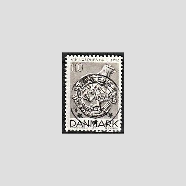 FRIMRKER DANMARK | 1979 - AFA 684 - Vikingetiden - 1,10 Kr. brun - Pragt Stemplet