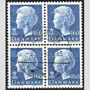 FRIMRKER DANMARK | 1979 - AFA 679 - Dronning Margrethe - 160 re bl - Lux Stemplet