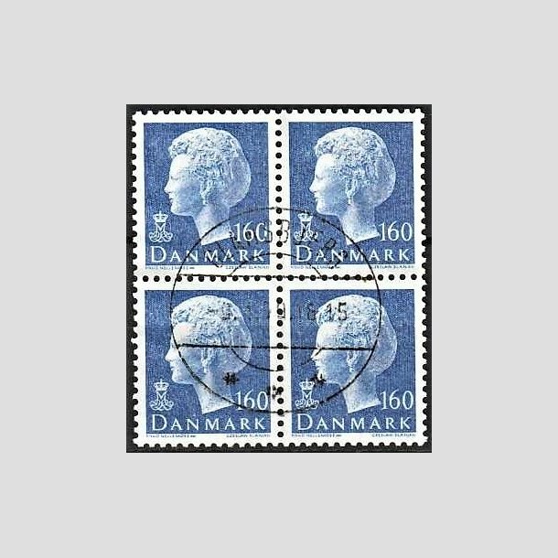 FRIMRKER DANMARK | 1979 - AFA 679 - Dronning Margrethe - 160 re bl - Lux Stemplet