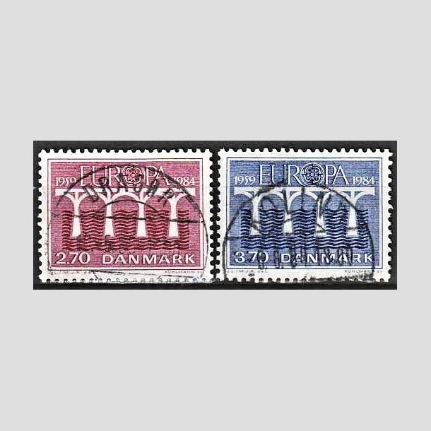 FRIMRKER DANMARK | 1984 - AFA 803,804 - Europamrker - 2,70 + 3,70 Kr. - Lux Stemplet