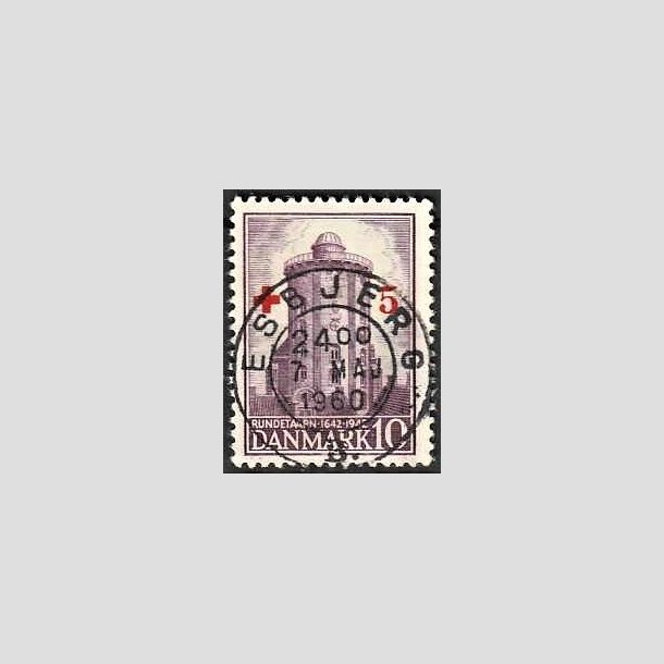 FRIMRKER DANMARK | 1944 - AFA 283 - Rde Kors provisorium - + 5/ 10 re violet - Pragt Stemplet