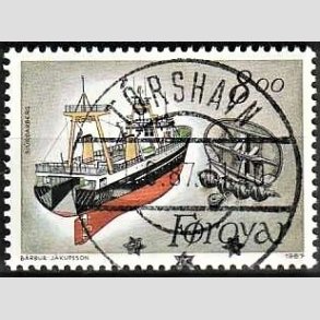 FRIM�RKER F�R�ERNE | 1987 - AFA 147 - Trawlere - 800 �re flerfarvet - Lux Stemplet