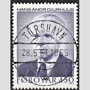 FRIM�RKER F�R�ERNE | 1984 - AFA 96 - Forfattere - 450 �re bl�violet - Lux Stemplet