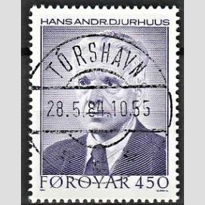 FRIM�RKER F�R�ERNE | 1984 - AFA 96 - Forfattere - 450 �re bl�violet - Lux Stemplet