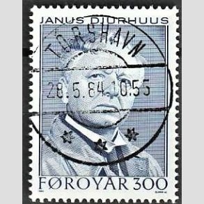 FRIM�RKER F�R�ERNE | 1984 - AFA 95 - Forfattere - 300 �re violetultramarin - Lux Stemplet