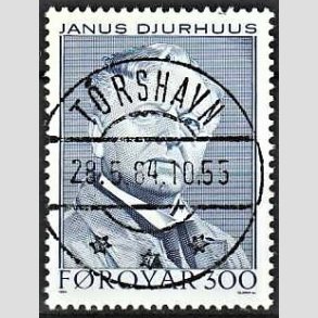 FRIM�RKER F�R�ERNE | 1984 - AFA 95 - Forfattere - 300 �re violetultramarin - Lux Stemplet