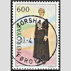 FRIM�RKER F�R�ERNE | 1989 - AFA 177 - F�r�ske folkedragter - 600 �re flerfarvet - Lux Stemplet