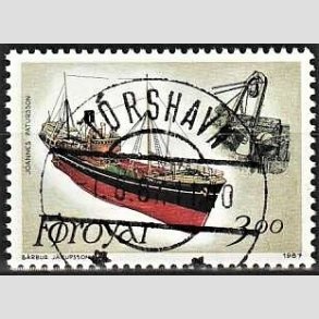 FRIM�RKER F�R�ERNE | 1987 - AFA 145 - Trawlere - 300 �re flerfarvet - Lux Stemplet