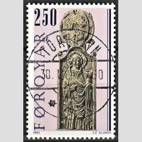 FRIMRKER FRERNE | 1984 - AFA 87 - Kirkestole II - 250 re flerfarvet - Lux Stemplet