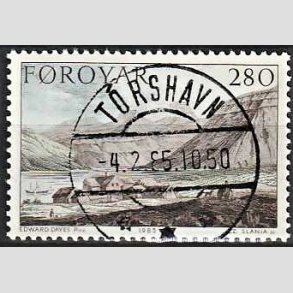 FRIM�RKER F�R�ERNE | 1985 - AFA 107 - Stanleys rejse i 1789 - 280 �re flerfarvet - Lux Stemplet