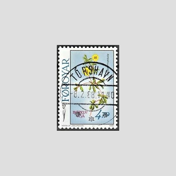 FRIMRKER FRERNE | 1988 - AFA 158 - Frske blomster - 4,70 kr. flerfarvet - Lux Stemplet