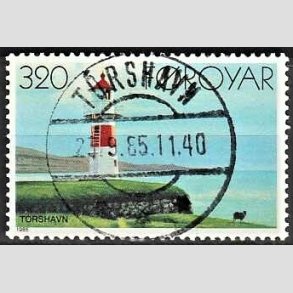 FRIM�RKER F�R�ERNE | 1985 - AFA 116 - Fyrt�rne - 320 �re flerfarvet - Lux Stemplet