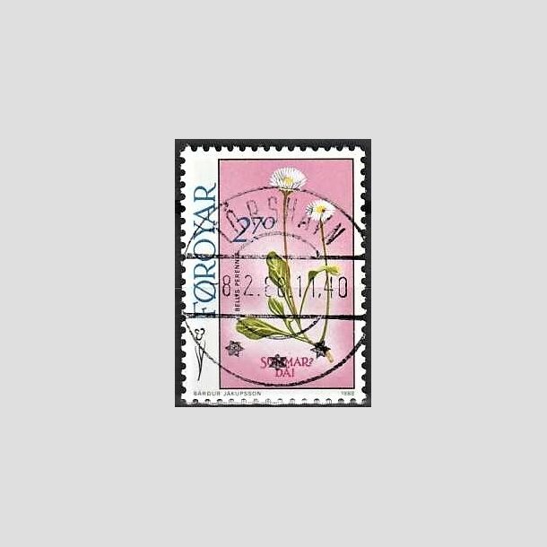 FRIMRKER FRERNE | 1988 - AFA 156 - Frske blomster - 2,70 kr. flerfarvet - Lux Stemplet