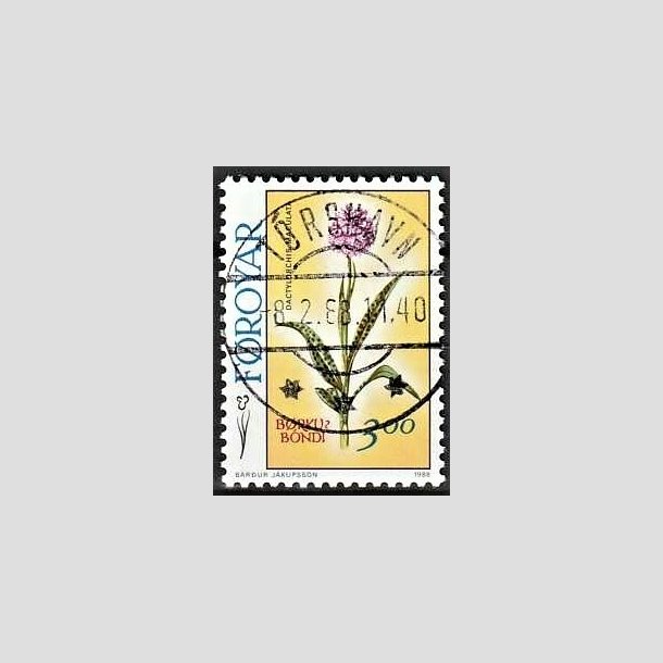 FRIMRKER FRERNE | 1988 - AFA 157 - Frske blomster - 3,00 kr. flerfarvet - Lux Stemplet