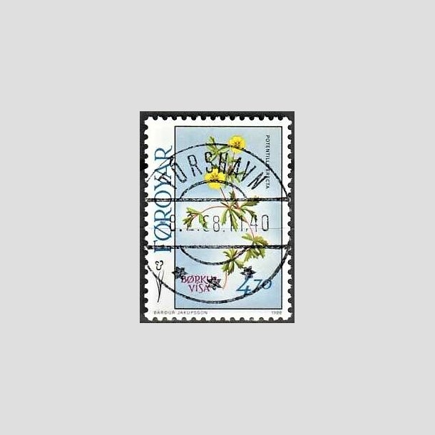 FRIMRKER FRERNE | 1988 - AFA 158 - Frske blomster - 4,70 kr. flerfarvet - Lux Stemplet