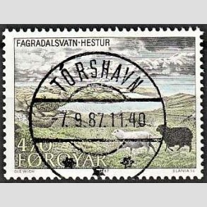 FRIM�RKER F�R�ERNE | 1987 - AFA 151 - �en Hestur - 470 �re flerfarvet - Lux Stemplet