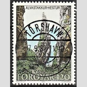 FRIM�RKER F�R�ERNE | 1987 - AFA 150 - �en Hestur - 420 �re flerfarvet - Lux Stemplet