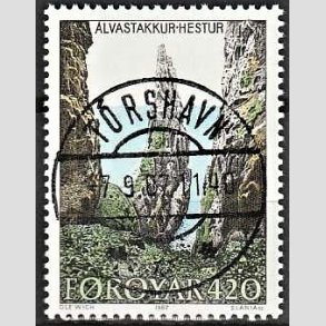 FRIM�RKER F�R�ERNE | 1987 - AFA 150 - �en Hestur - 420 �re flerfarvet - Lux Stemplet