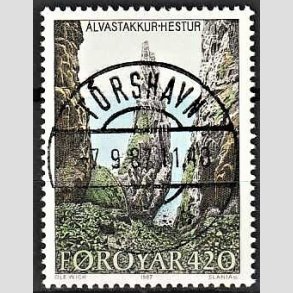 FRIM�RKER F�R�ERNE | 1987 - AFA 150 - �en Hestur - 420 �re flerfarvet - Lux Stemplet