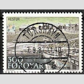 FRIM�RKER F�R�ERNE | 1987 - AFA 149 - �en Hestur - 300 �re flerfarvet - Lux Stemplet