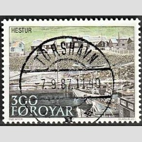 FRIM�RKER F�R�ERNE | 1987 - AFA 149 - �en Hestur - 300 �re flerfarvet - Lux Stemplet