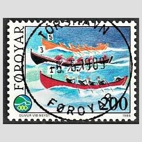 FRIM�RKER F�R�ERNE | 1989 - AFA 180 - �-legene - 200 �re flerfarvet - Lux Stemplet