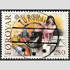 FRIM�RKER F�R�ERNE | 1985 - AFA 110 - Europam�rker. Musik - 280 �re flerfarvet - Lux Stemplet