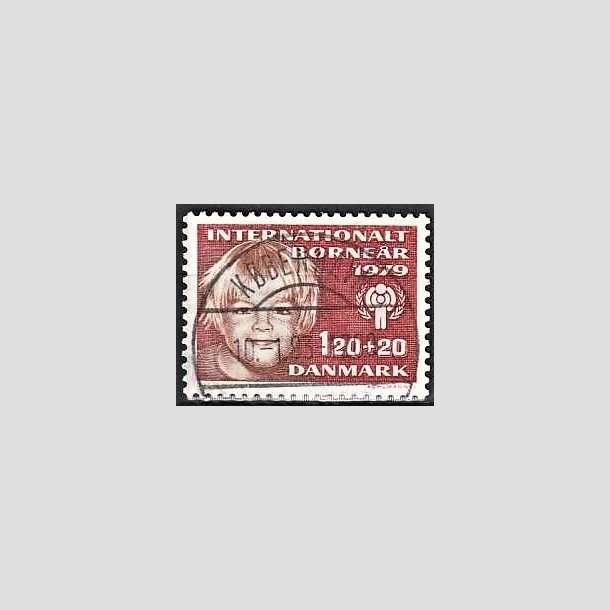 FRIMRKER DANMARK | 1979 - AFA 671 - Brner - 120 + 20 re rd/rdbrun - Pragt Stemplet