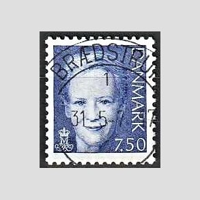 FRIMRKER DANMARK | 2005 - AFA 1413 - Dronning Margrethe II - 7,50 bl - Pragt Stemplet