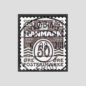 FRIM�RKER DANMARK | 2005 - AFA 1445 - B�lgelinie - 50 �re brun - Lux Stemplet