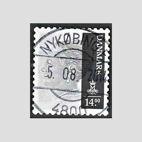 FRIMRKER DANMARK | 2012 - AFA 1688 - Dronning Margrethe II - 14,00 Kr. gr - Pragt Stemplet