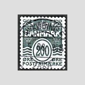 FRIM�RKER DANMARK | 2005 - AFA 1447 - B�lgelinie - 200 �re olivengr�n - Pragt Stemplet