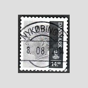 FRIMRKER DANMARK | 2013 - AFA 1725 - Dronning Margrethe - 14,50 Kr. gr - Pragt Stemplet Nykbing F